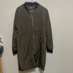 Bomber jacket long coat